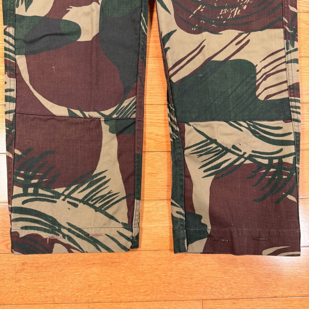 Rhodesian Brushstroke Camo Cargo Pants Mens 31x29 Military Tactical Trousers VTG - Picture 7 of 8
